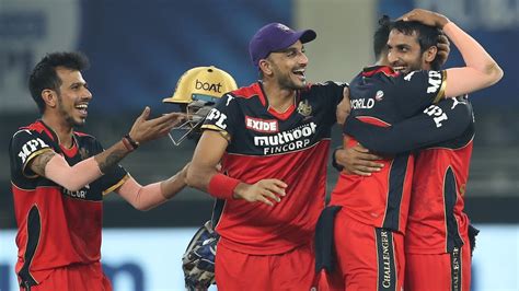 RR vs RCB Cricket Scorecard, 43rd Match at Dubai.